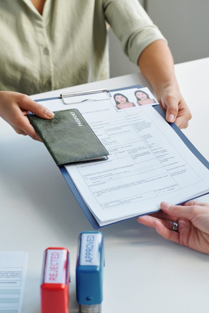 Client Using Visa Agency Service